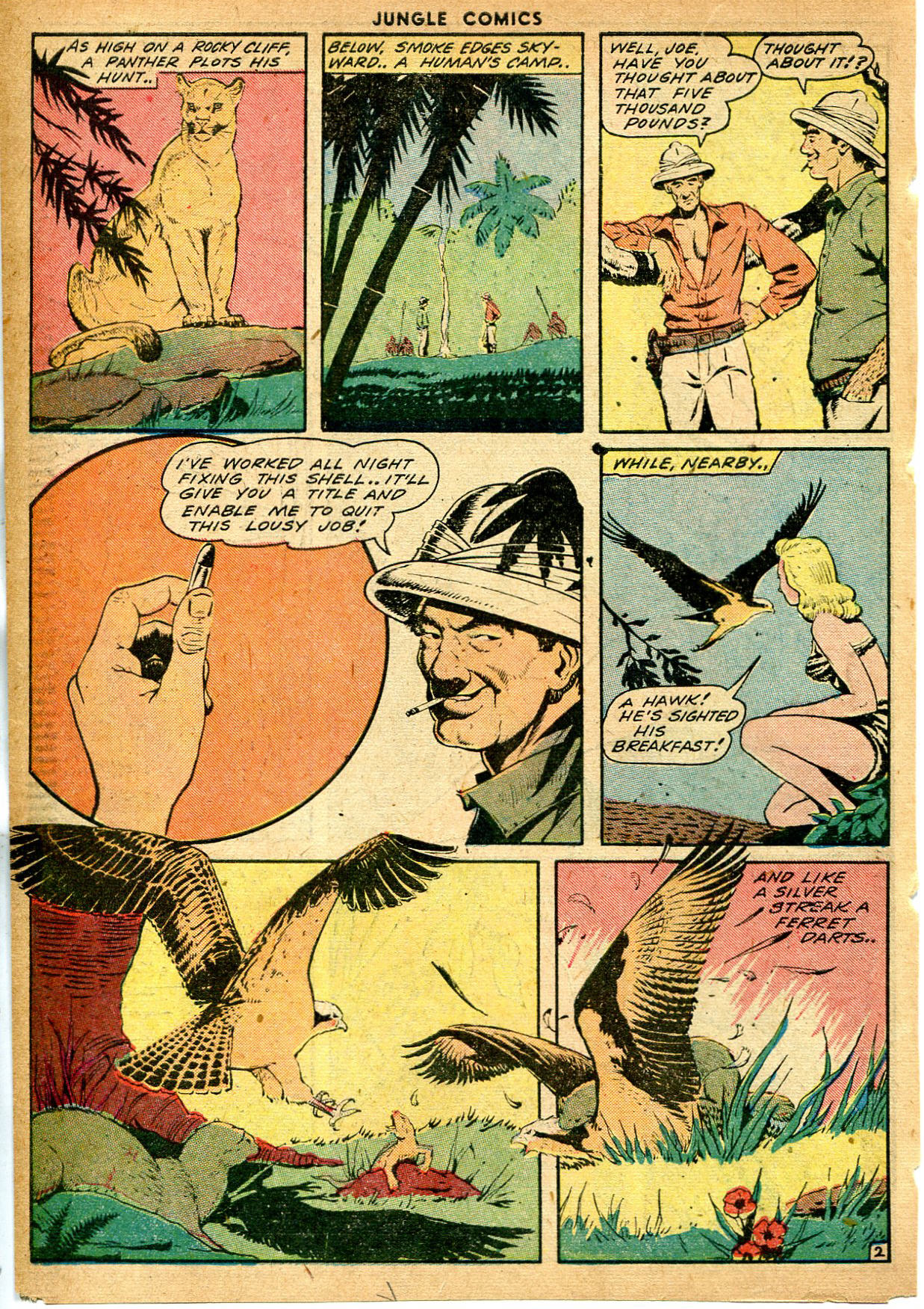 Read online Jungle Comics comic -  Issue #52 - 44