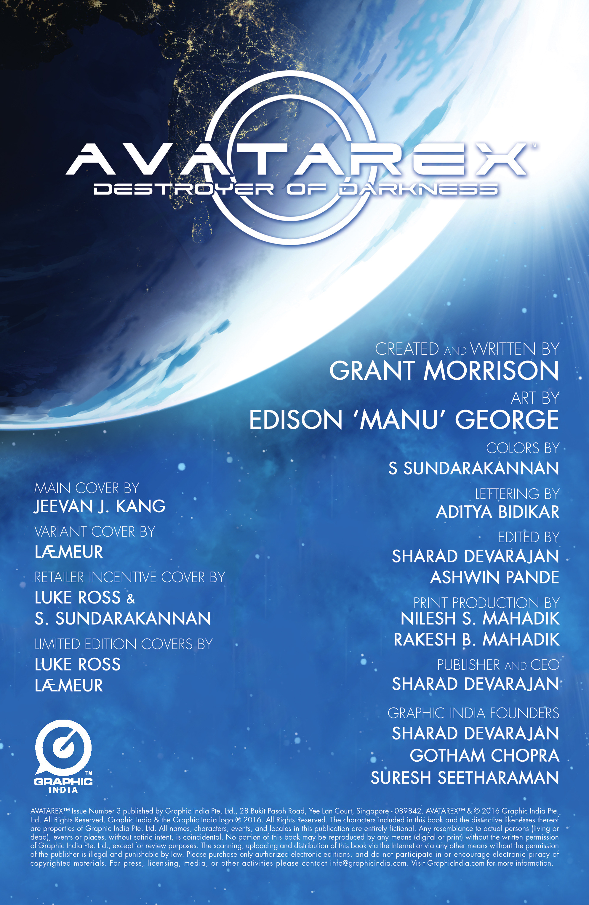 Read online Grant Morrison's Avatarex: Destroyer of Darkness comic -  Issue #3 - 2