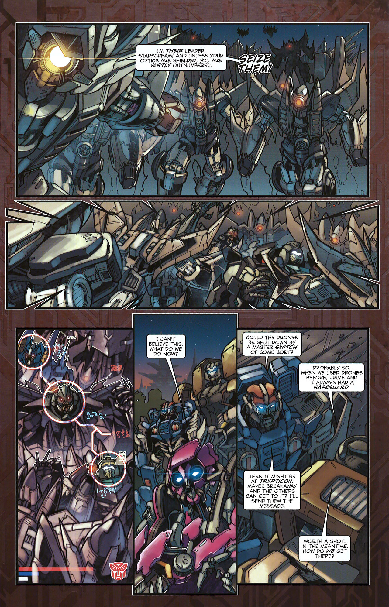 Read online Transformers: The Reign of Starscream comic -  Issue #5 - 12