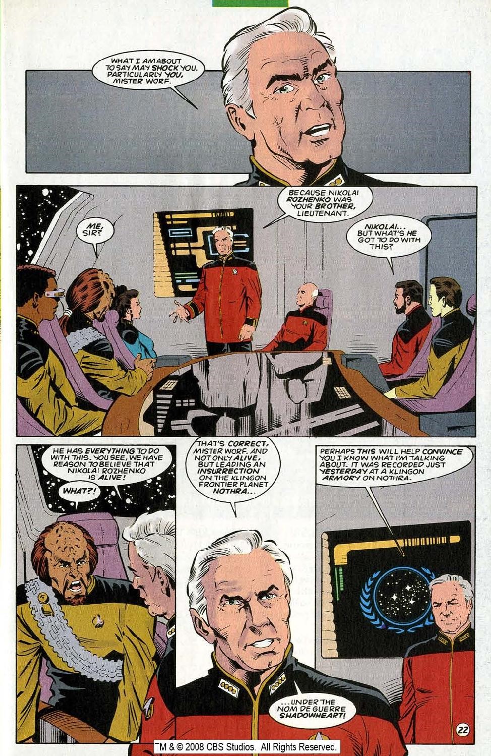 Read online Star Trek: The Next Generation - Shadowheart comic -  Issue #1 - 22