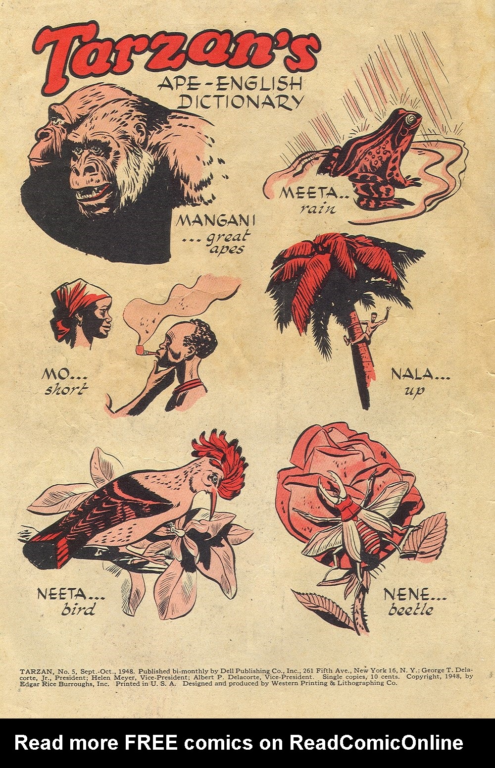 Read online Tarzan (1948) comic -  Issue #5 - 2