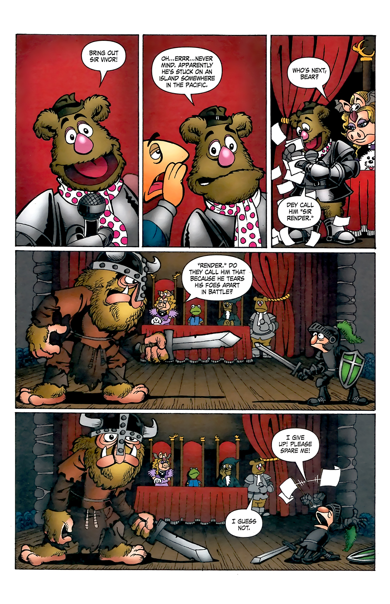 Read online Muppet King Arthur comic -  Issue #2 - 16