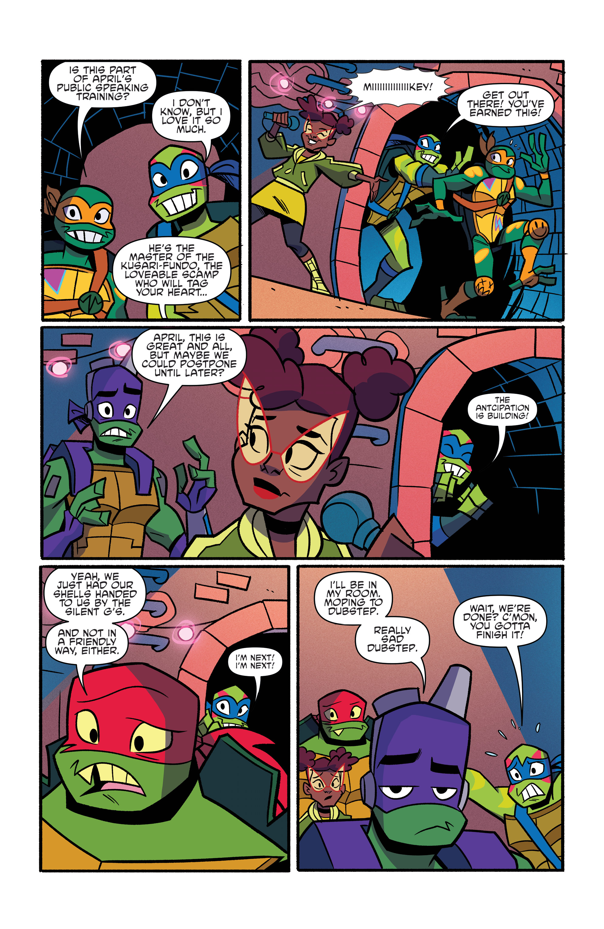 Read online Rise of the Teenage Mutant Ninja Turtles: Sound Off! comic -  Issue #2 - 8