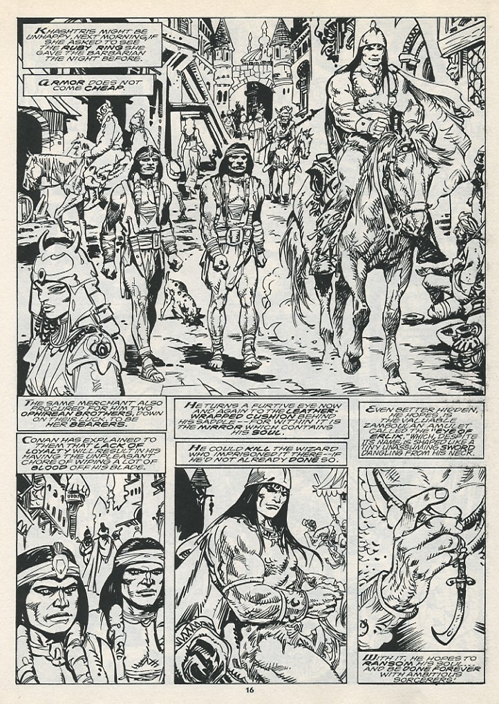 Read online The Savage Sword Of Conan comic -  Issue #217 - 18