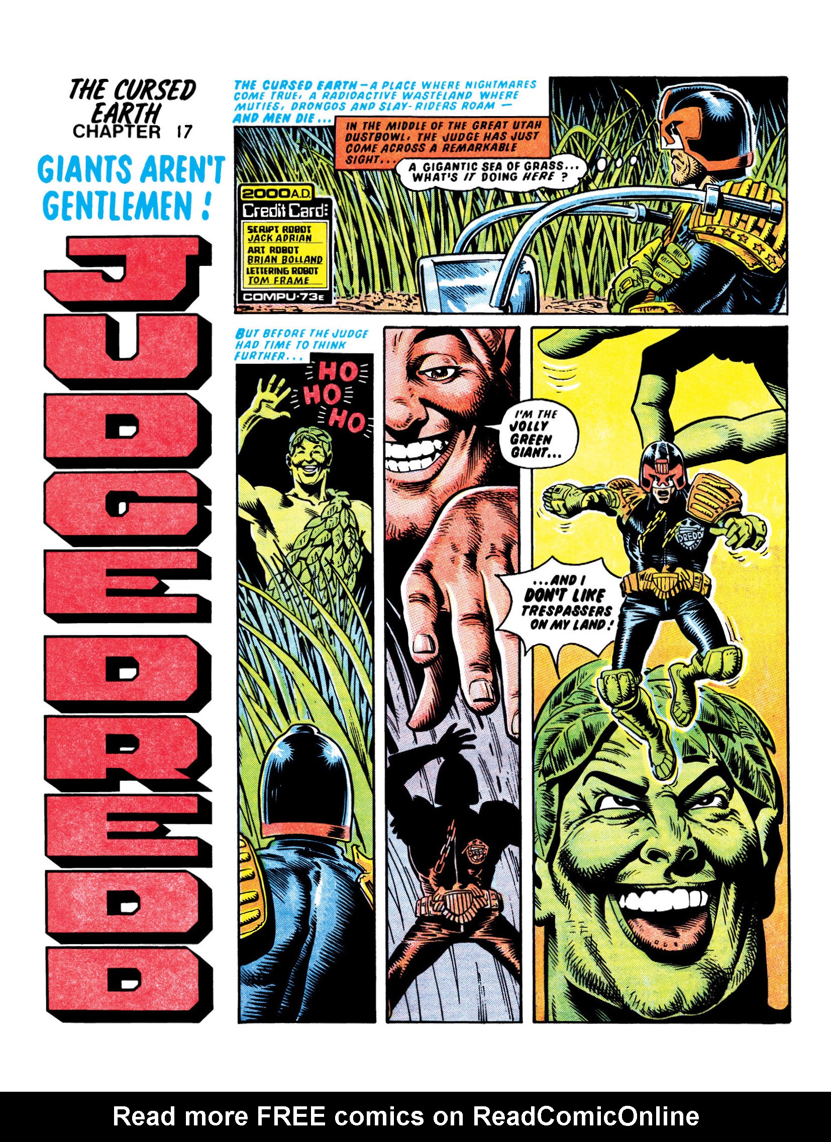 Read online Judge Dredd: The Cursed Earth Uncensored comic -  Issue # TPB - 113