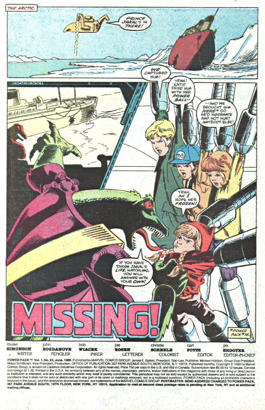Read online Power Pack (1984) comic -  Issue #23 - 2