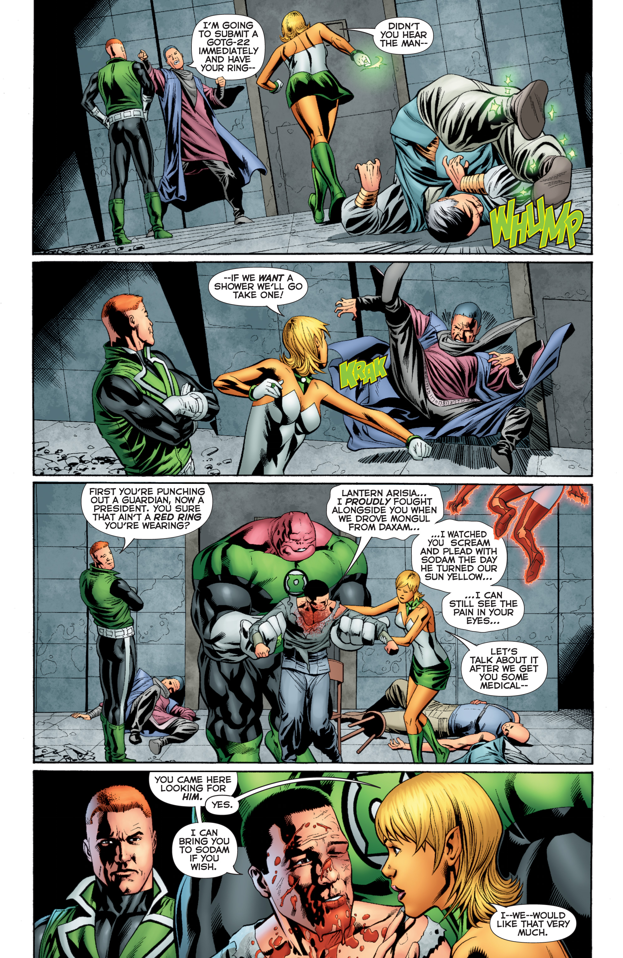 Read online Green Lantern: Emerald Warriors comic -  Issue #4 - 6