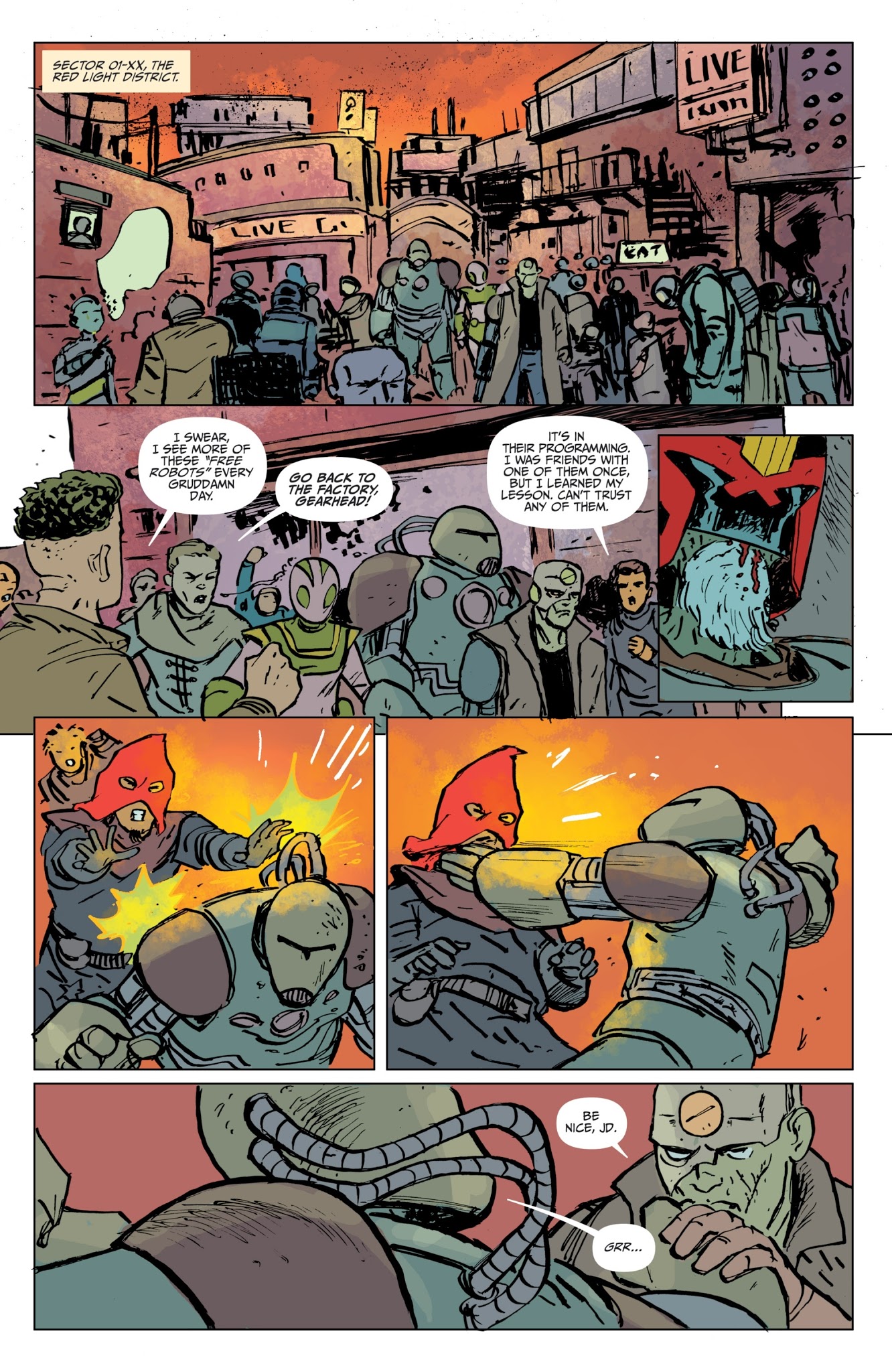 Read online Judge Dredd: The Blessed Earth comic -  Issue #5 - 10