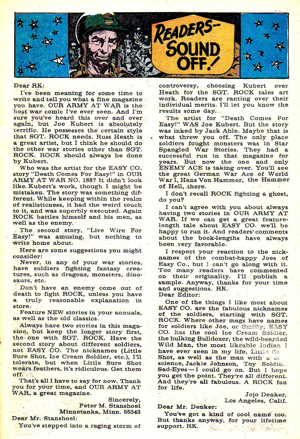 Read online Our Army at War (1952) comic -  Issue #193 - 23