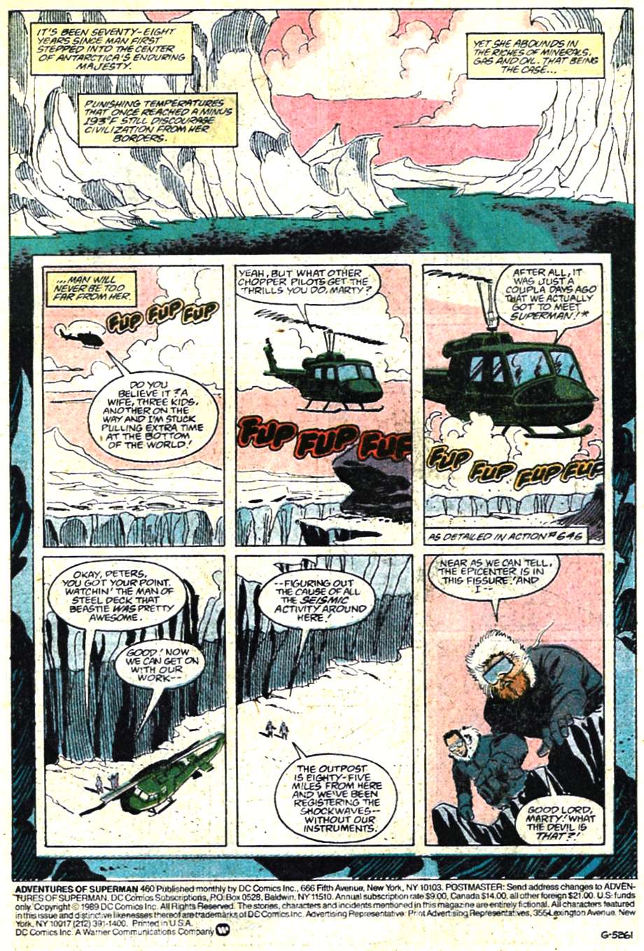 Read online Adventures of Superman (1987) comic -  Issue #460 - 2