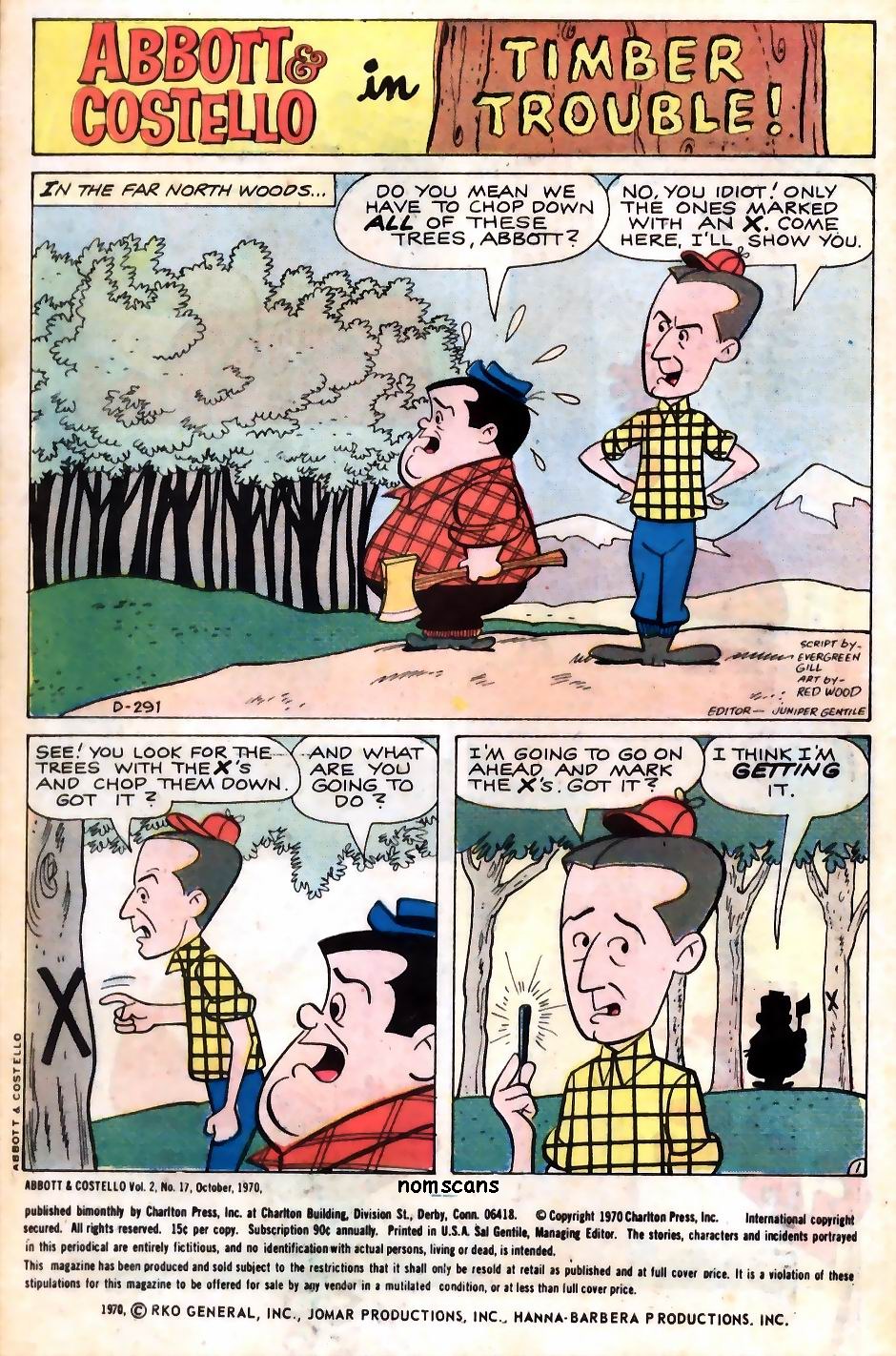 Read online Abbott & Costello comic -  Issue #17 - 2