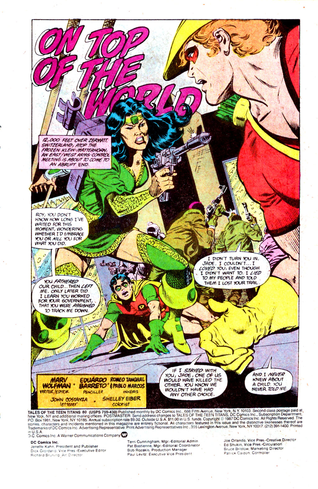 Read online Tales of the Teen Titans comic -  Issue #80 - 2