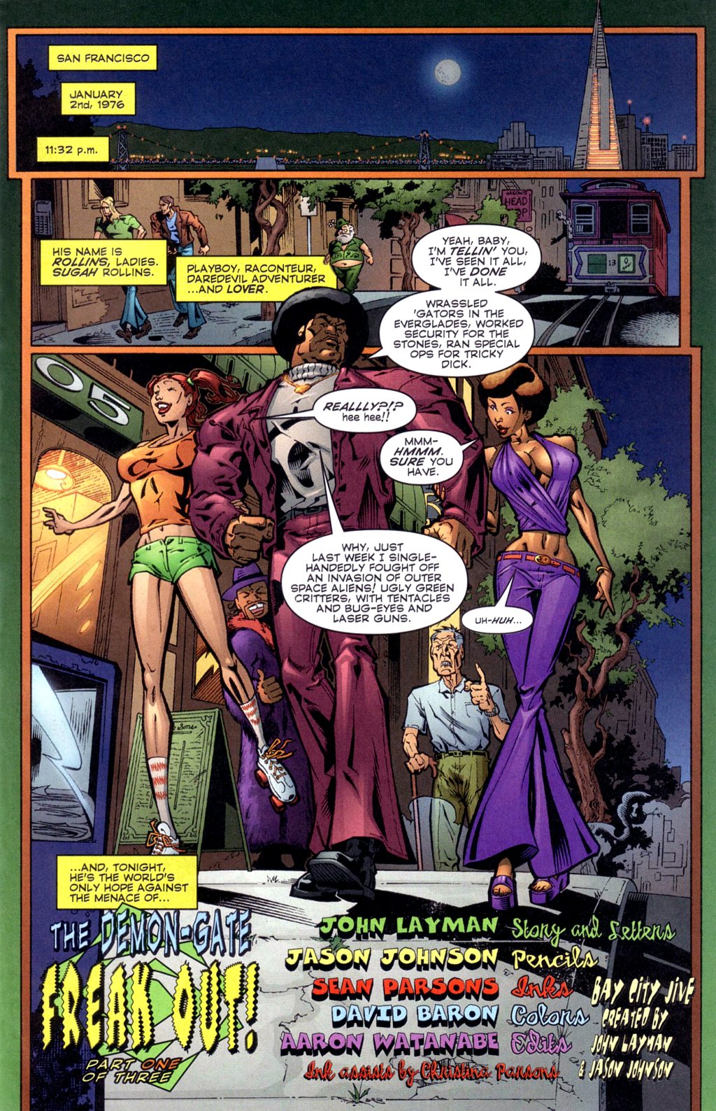 Read online Bay City Jive comic -  Issue #1 - 2