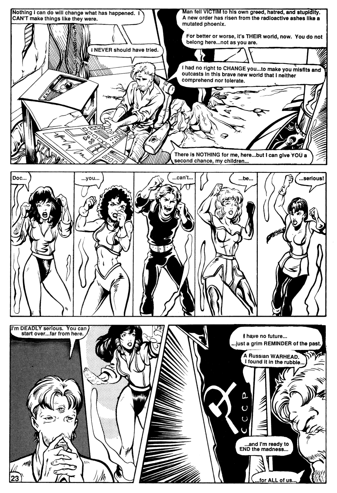 Read online Ex-Mutants (1986) comic -  Issue #8 - 25