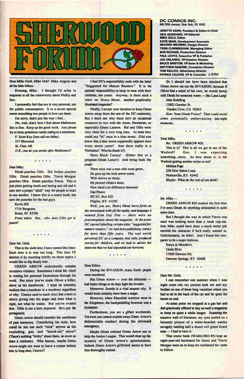 Read online Green Arrow (1988) comic -  Issue #33 - 26