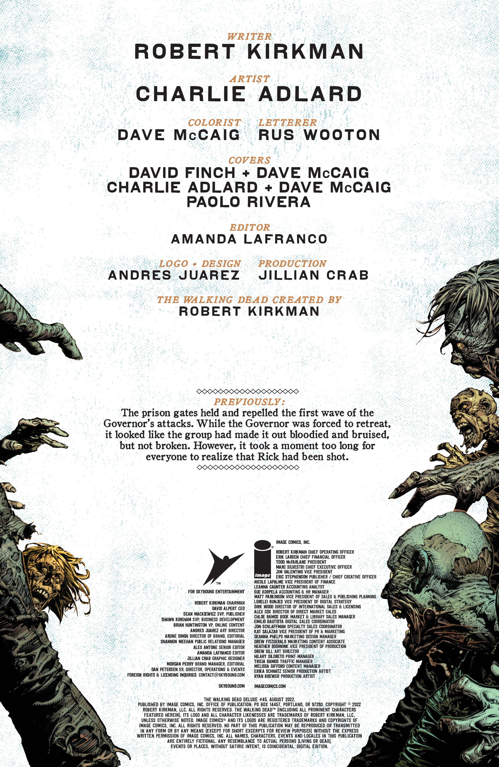 Read online The Walking Dead Deluxe comic -  Issue #45 - 2