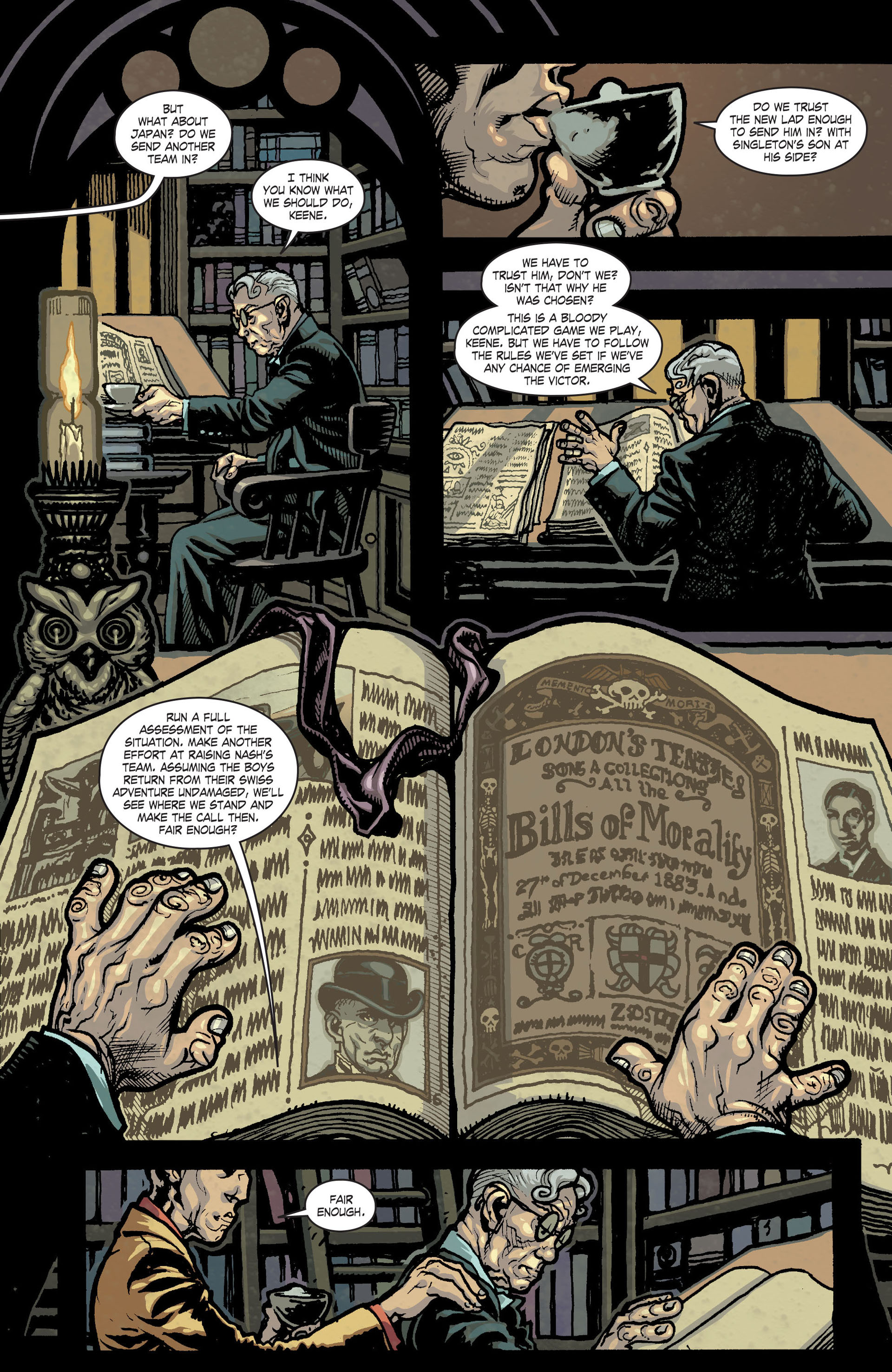 Read online JSA Liberty Files: The Whistling Skull comic -  Issue #6 - 8