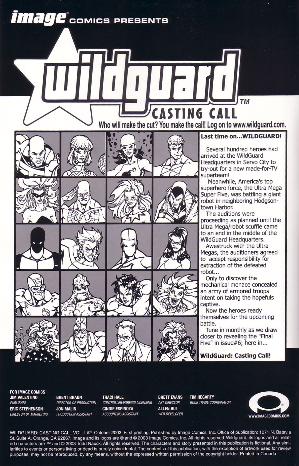 Read online Wildguard: Casting Call comic -  Issue #2 - 2