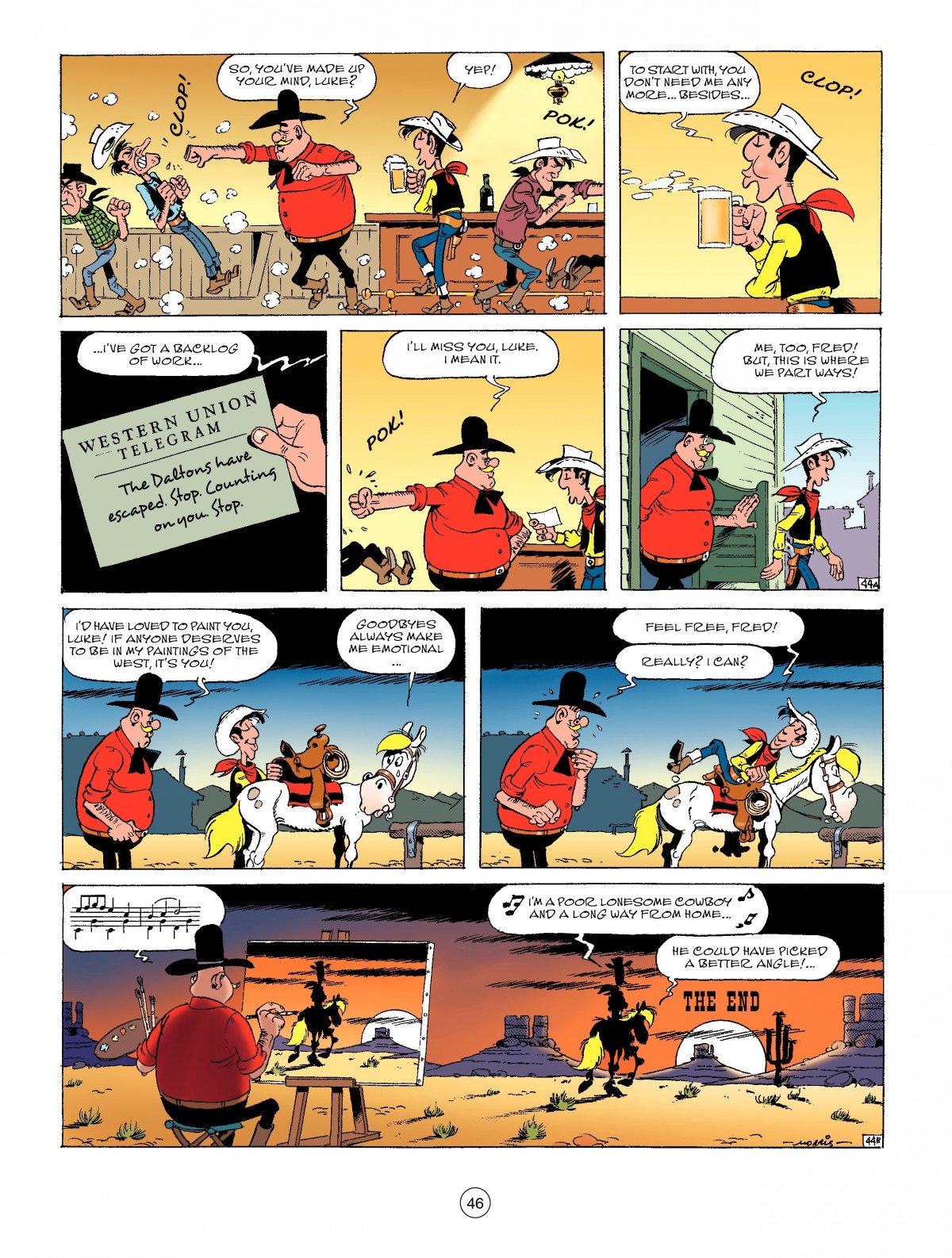 Read online A Lucky Luke Adventure comic -  Issue #51 - 46