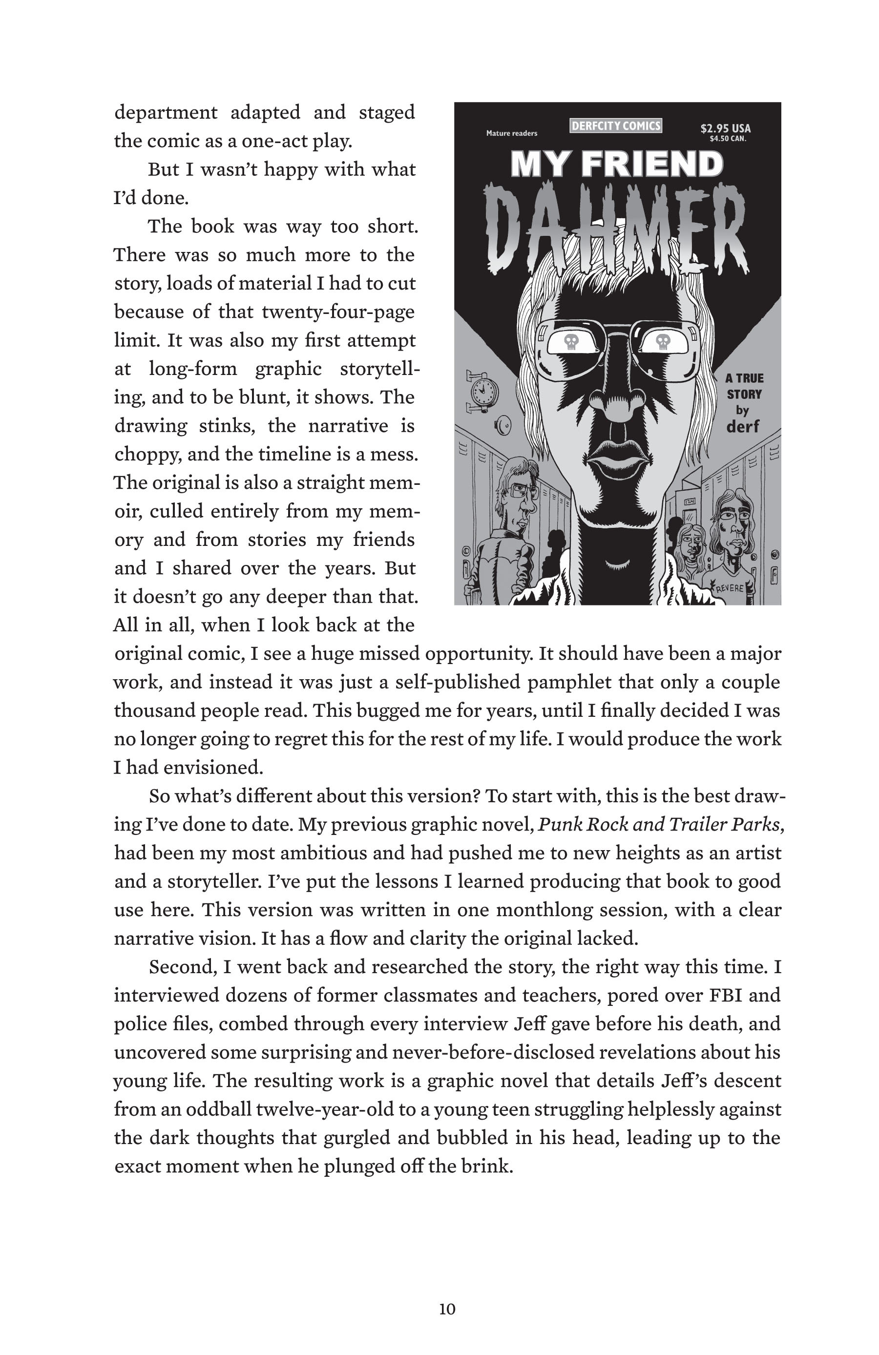Read online My Friend Dahmer comic -  Issue # Full - 13