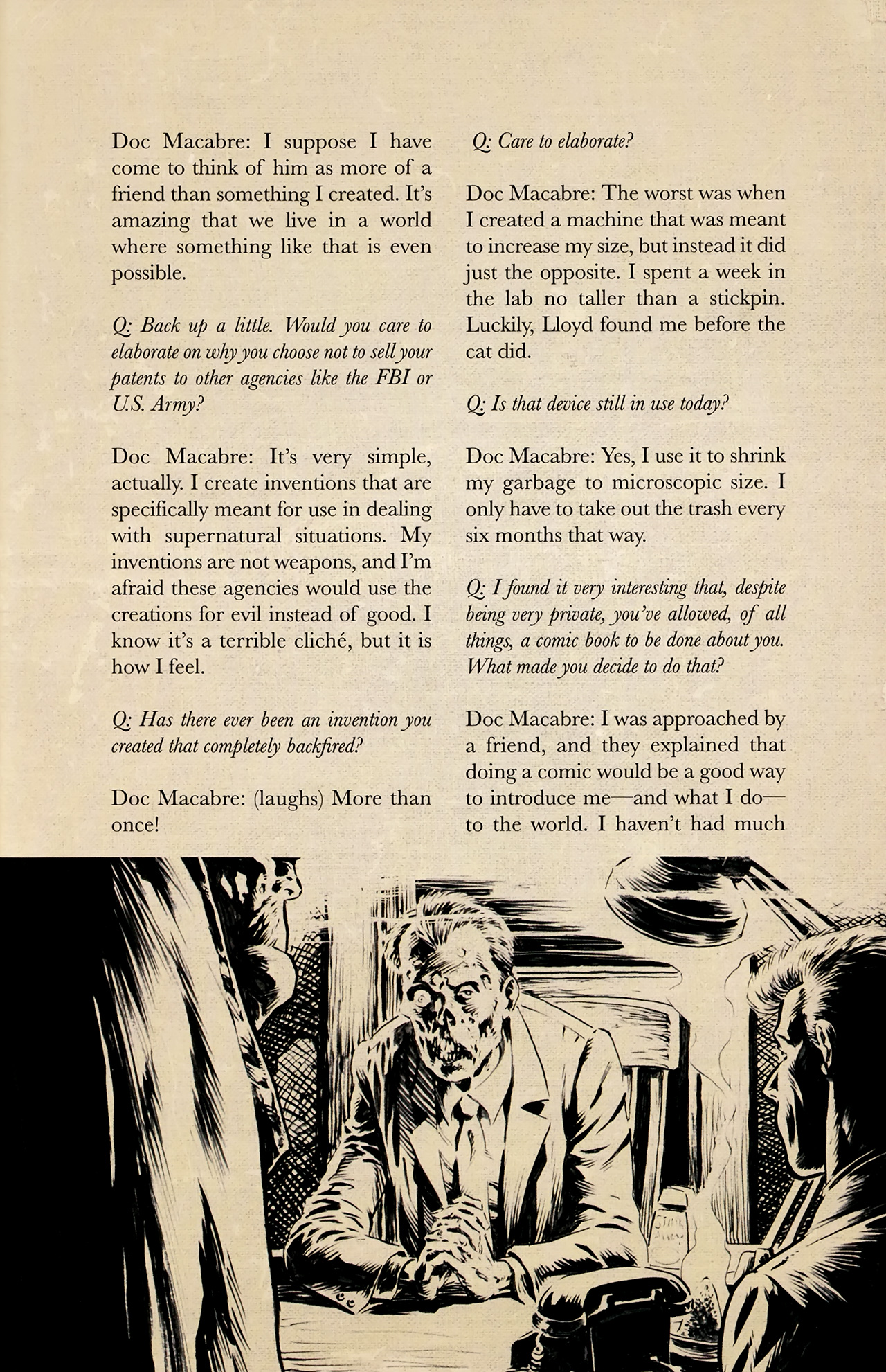 Read online Doc Macabre comic -  Issue #2 - 20