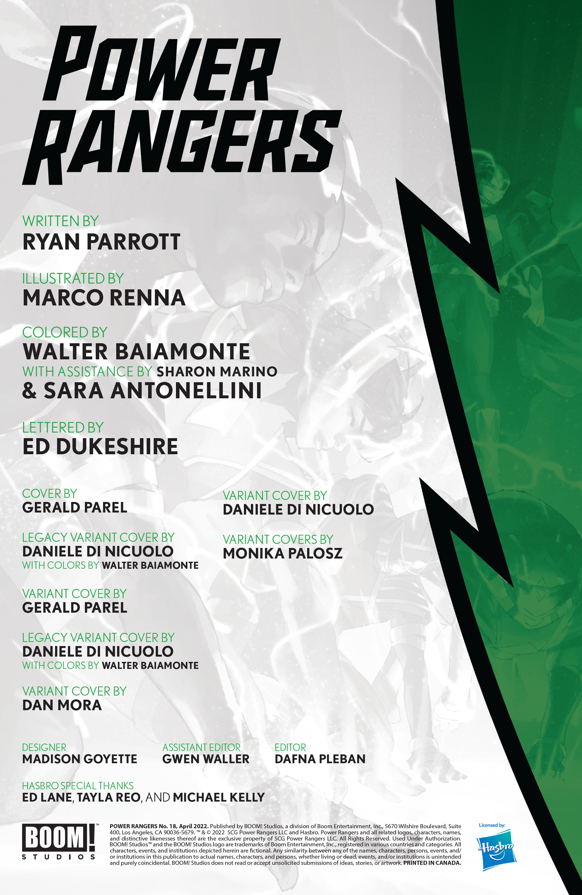 Read online Power Rangers comic -  Issue #18 - 2