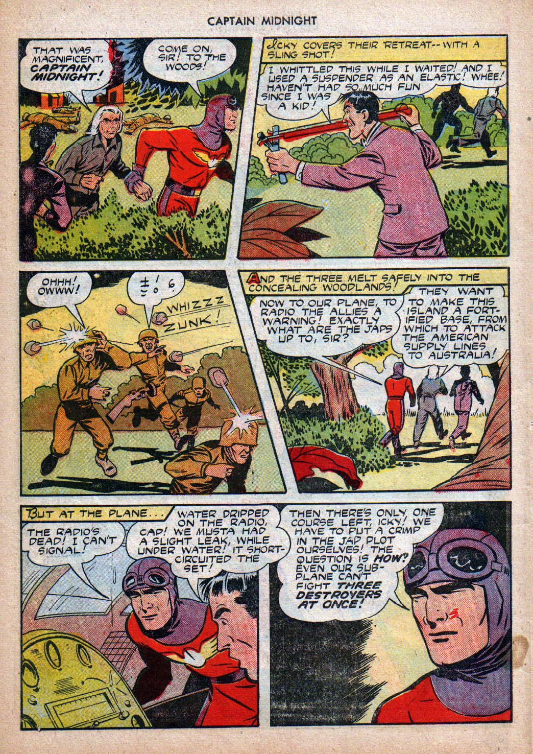 Read online Captain Midnight (1942) comic -  Issue #19 - 10