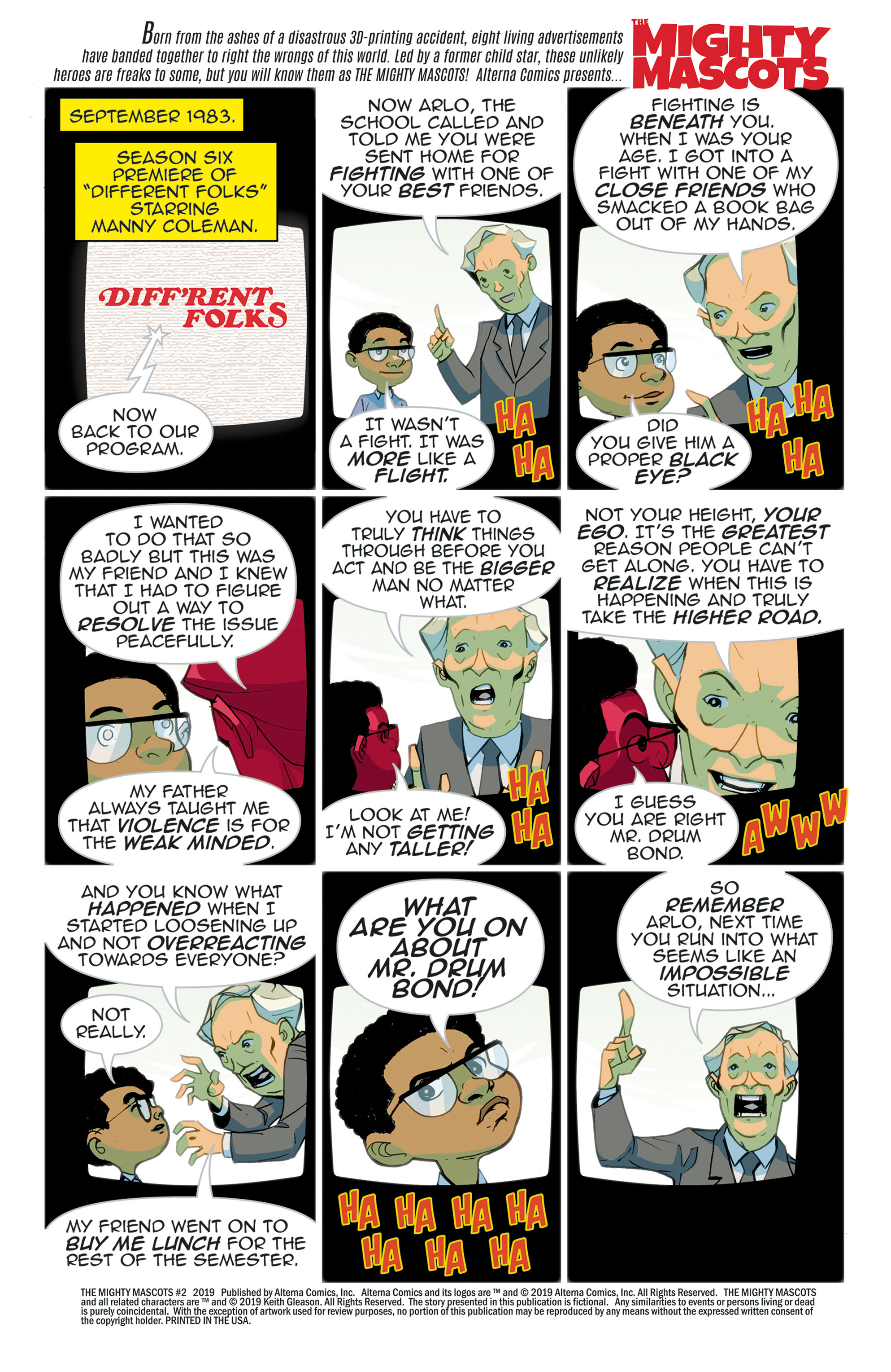 Read online The Mighty Mascots comic -  Issue #2 - 2