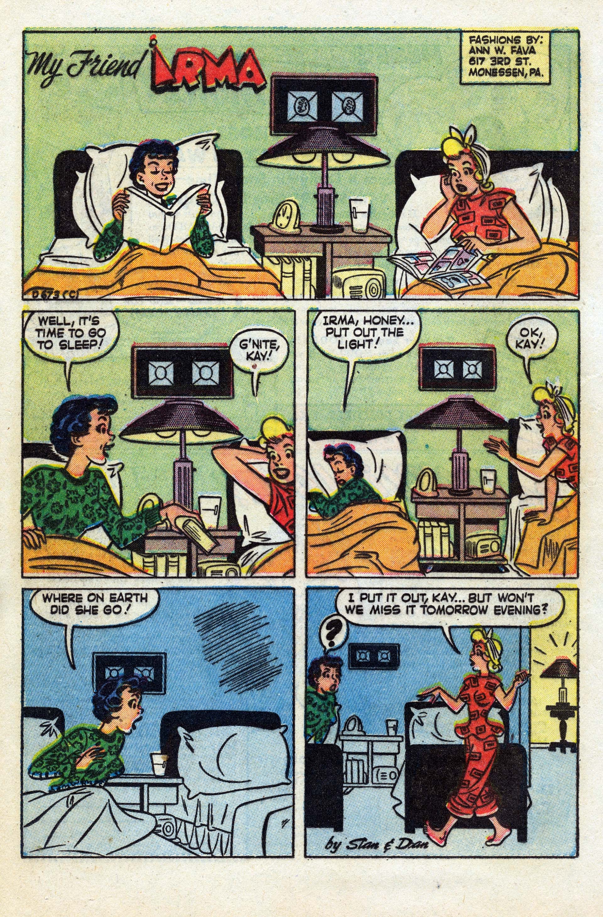 Read online My Friend Irma comic -  Issue #41 - 16