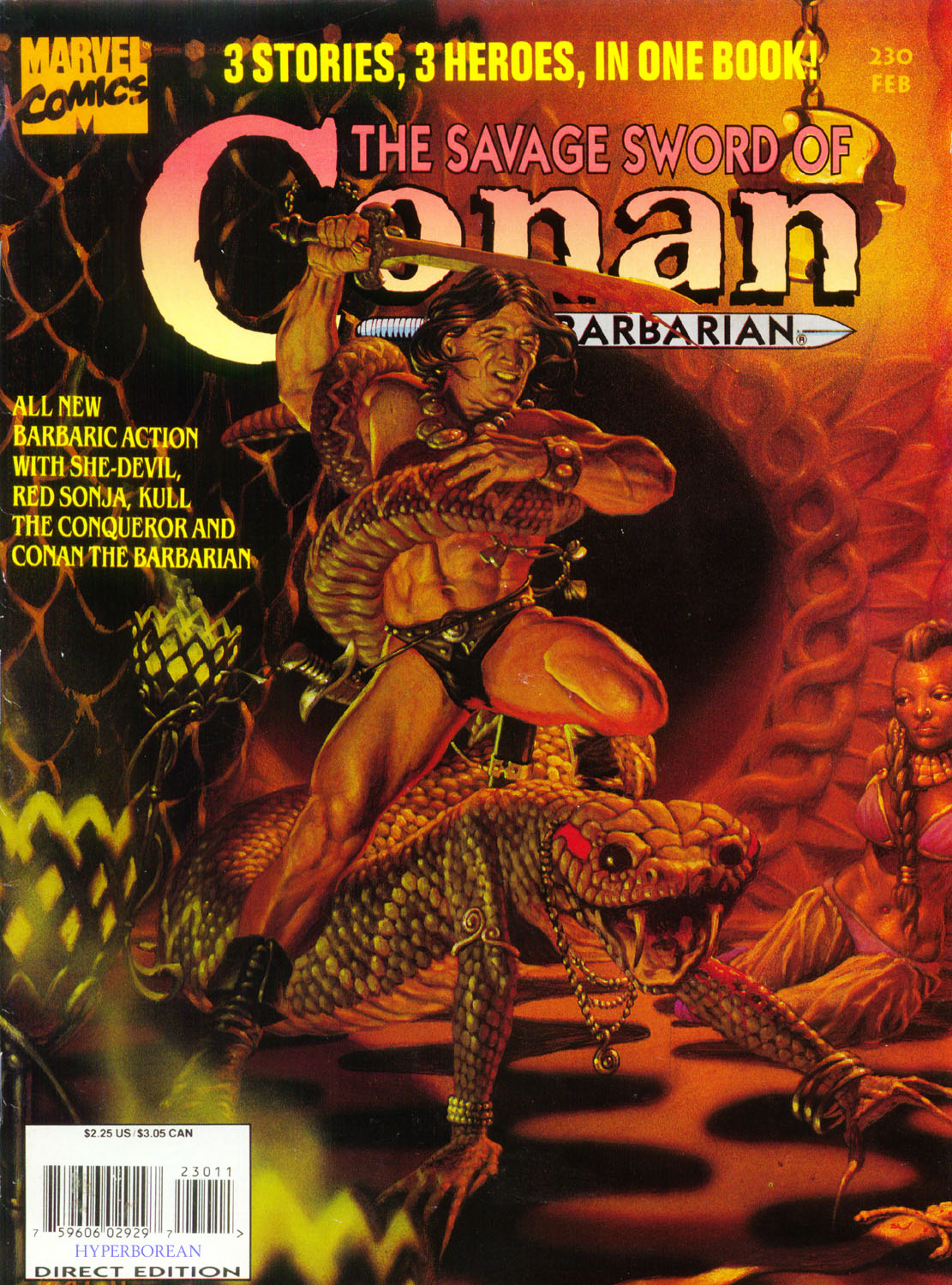 Read online The Savage Sword Of Conan comic -  Issue #230 - 1