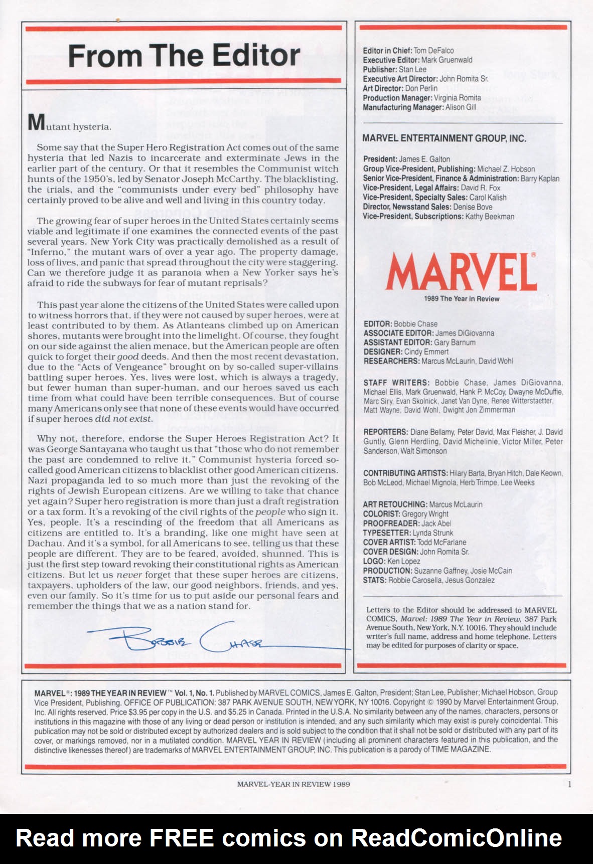 Read online Marvel: The Year-in-Review comic -  Issue #1 - 3