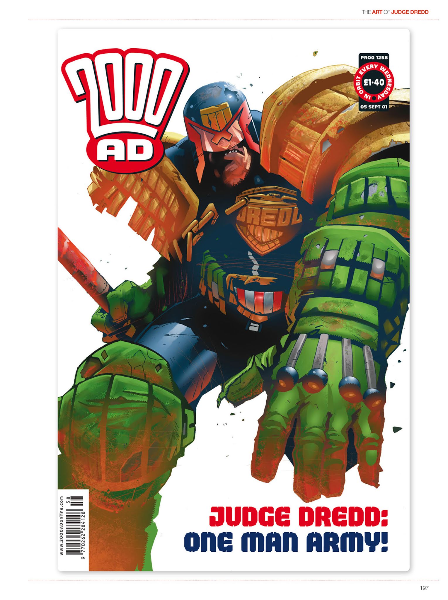 Read online The Art of Judge Dredd: Featuring 35 Years of Zarjaz Covers comic -  Issue # TPB (Part 3) - 18