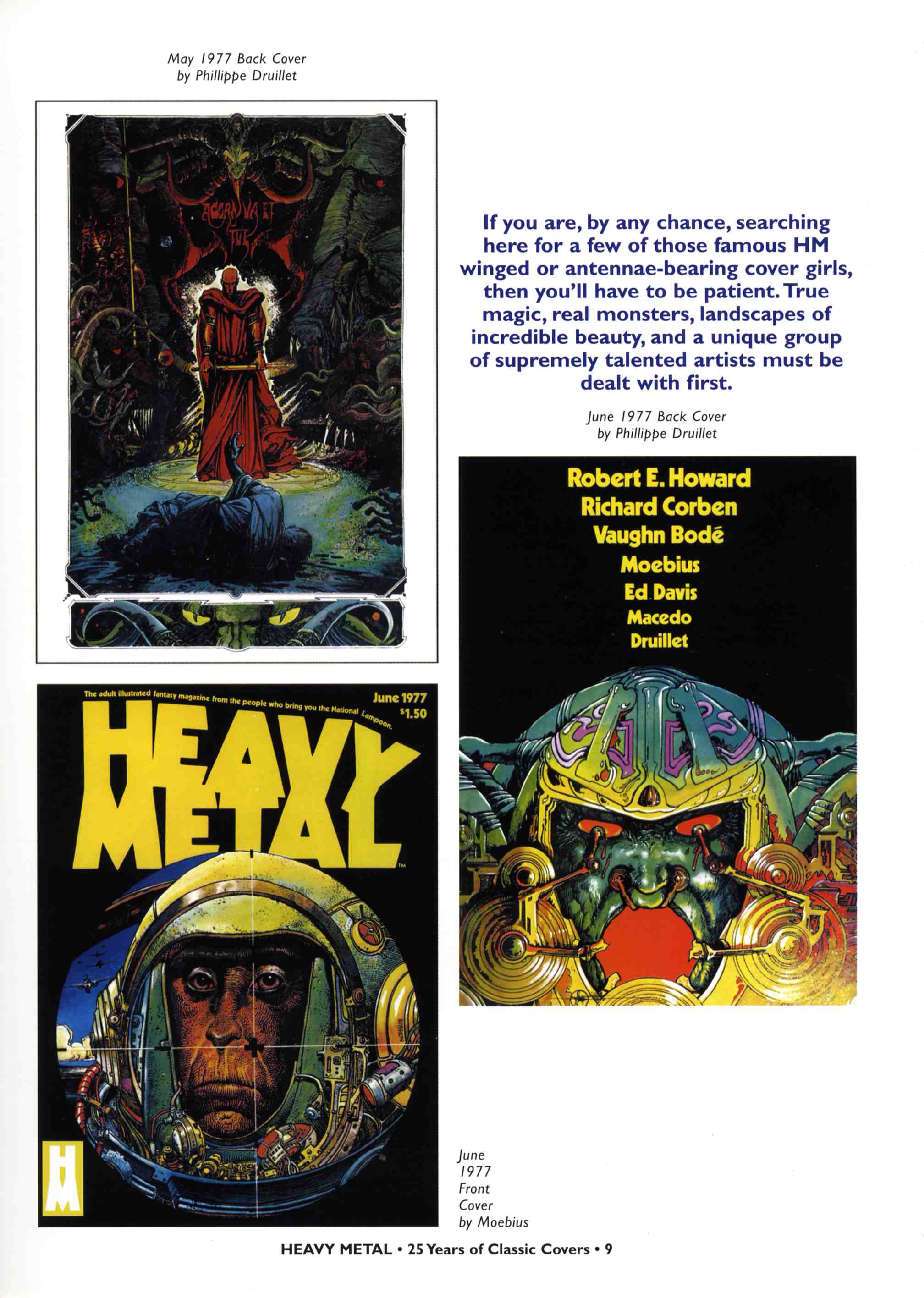 Read online Heavy Metal: 25 Years of Classic Covers comic -  Issue # TPB - 15