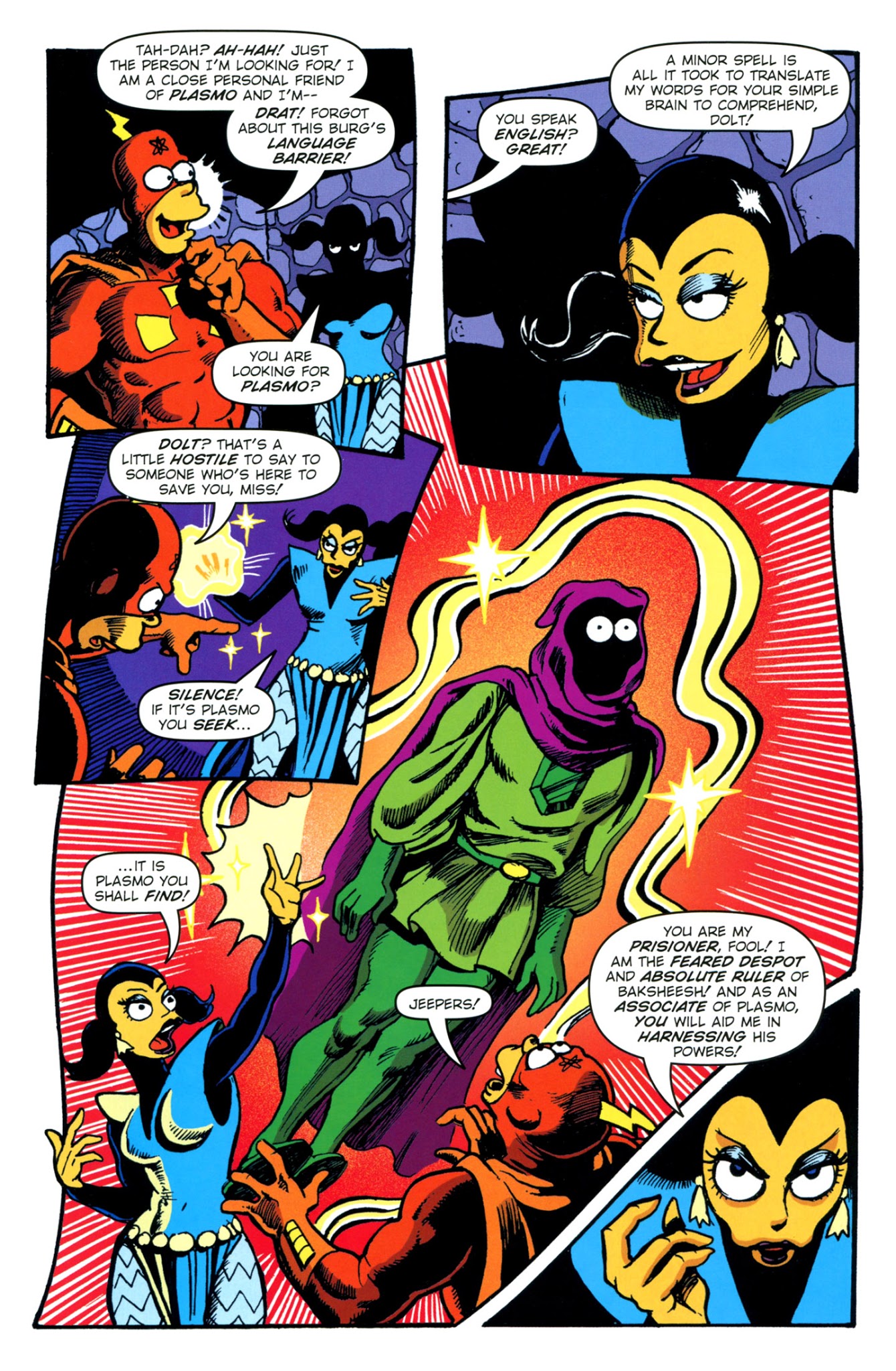 Read online Bongo Comics Presents Simpsons Super Spectacular comic -  Issue #15 - 22