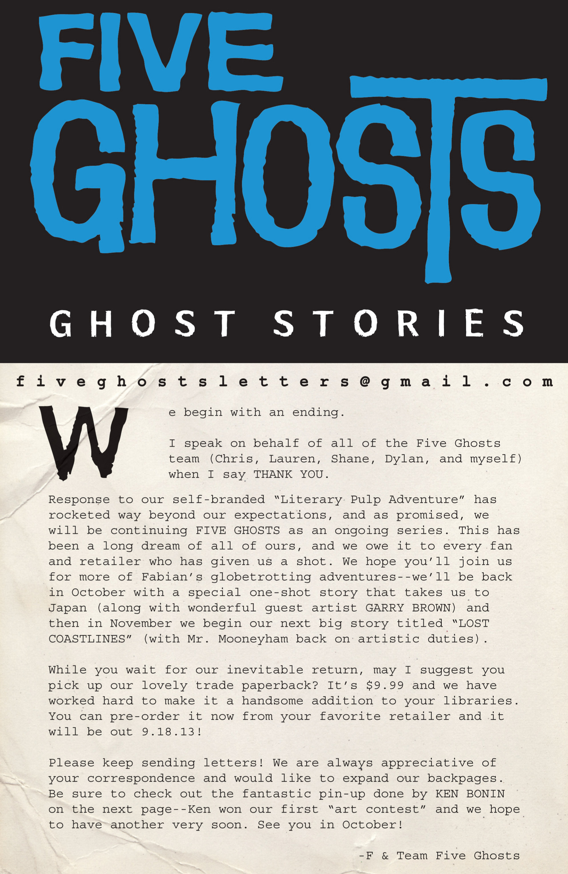Read online Five Ghosts comic -  Issue #5 - 25