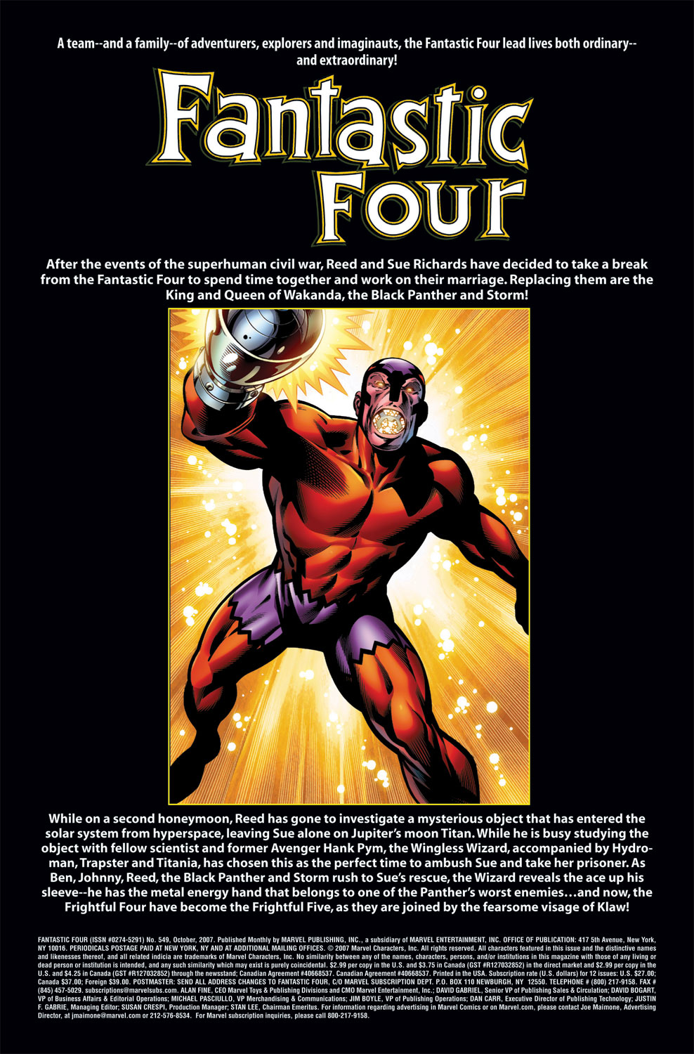Read online Fantastic Four (1961) comic -  Issue #549 - 2