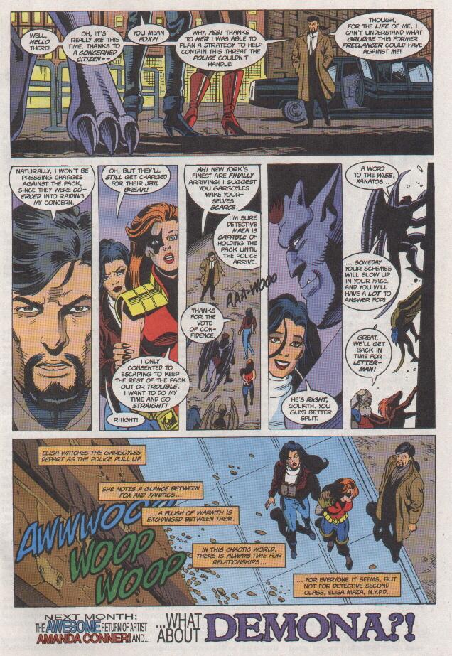 Read online Gargoyles (1995) comic -  Issue #8 - Terror In Times Square - 23