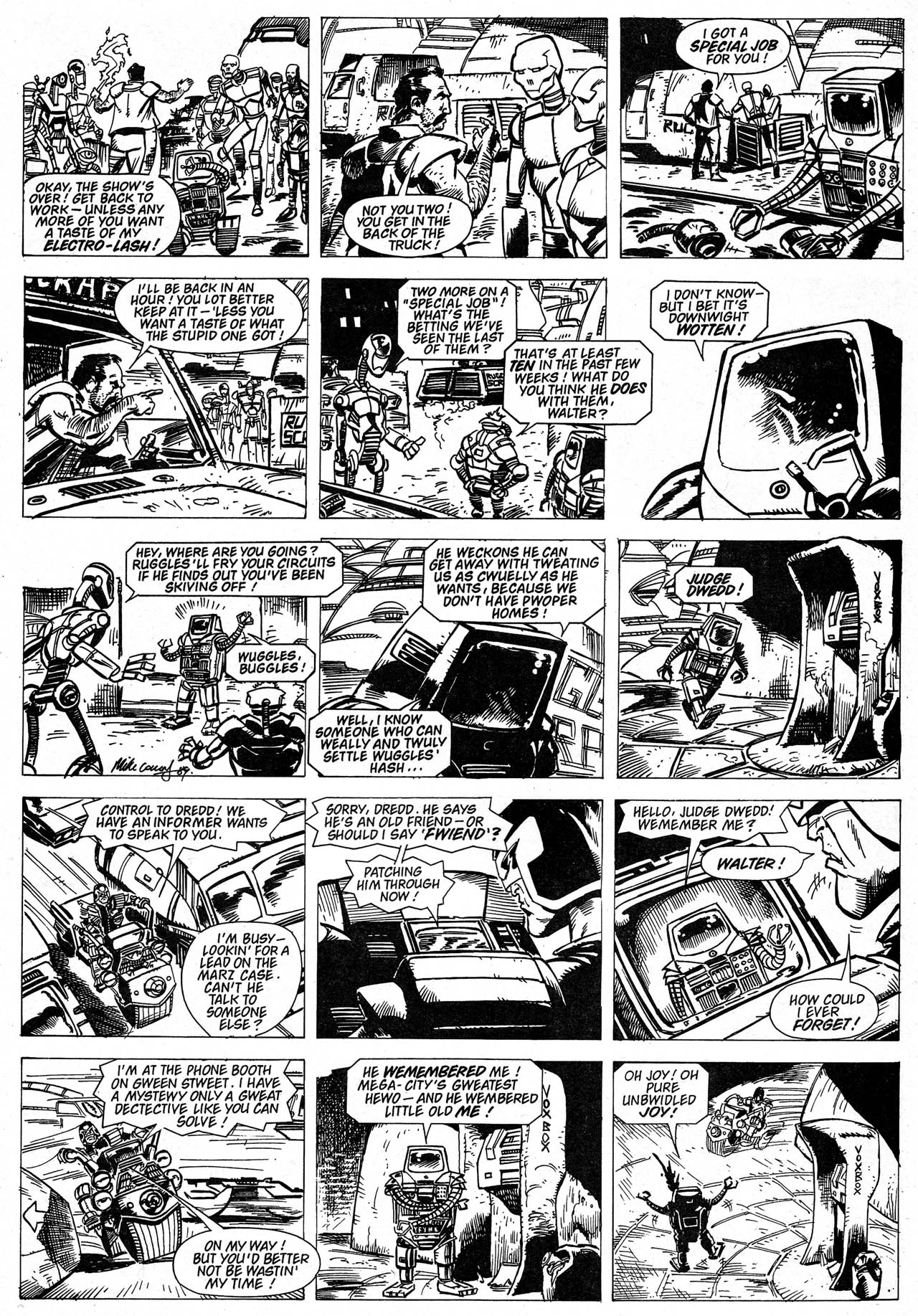 Read online Judge Dredd Megazine (vol. 3) comic -  Issue #61 - 22