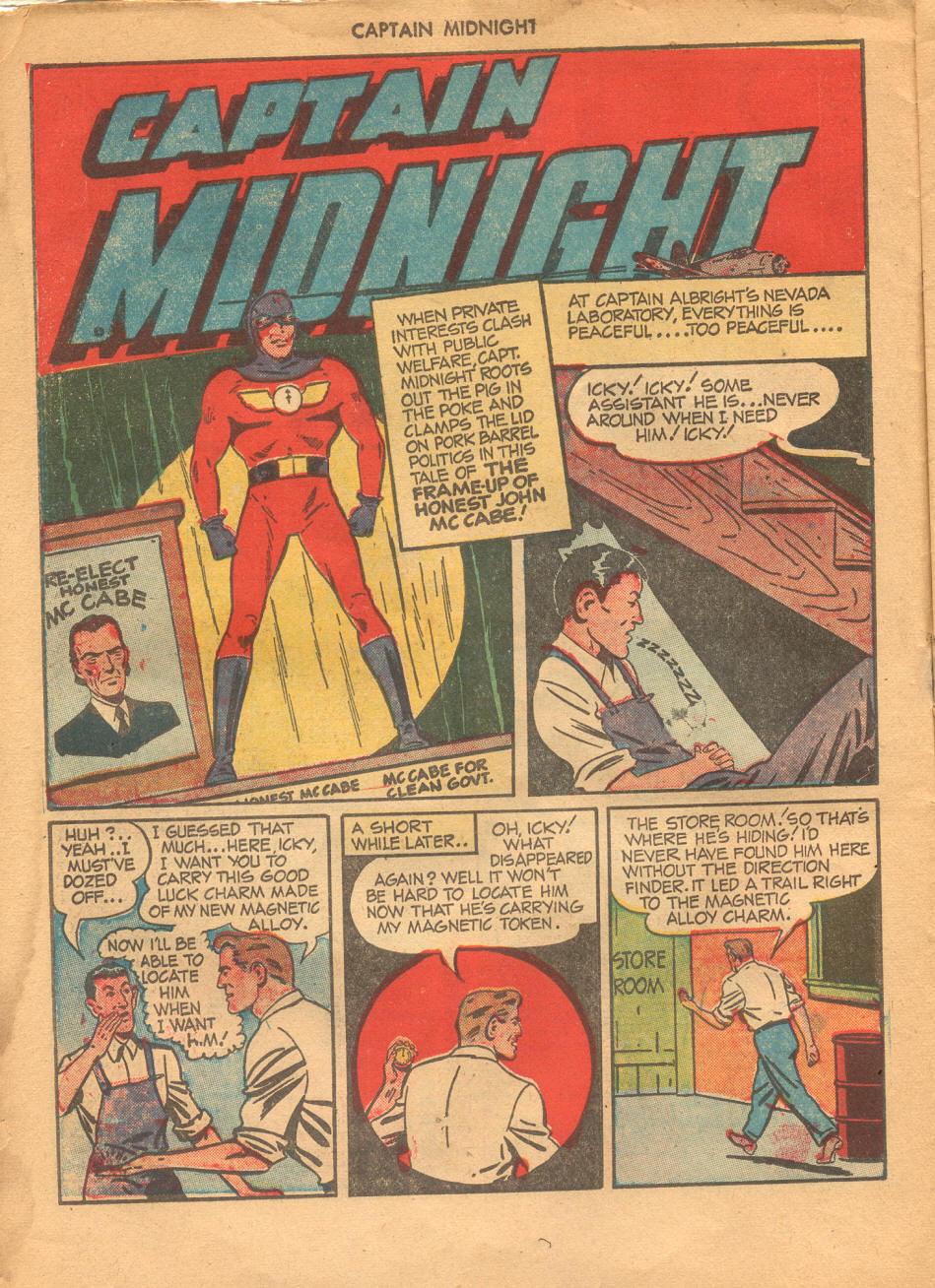 Read online Captain Midnight (1942) comic -  Issue #23 - 14
