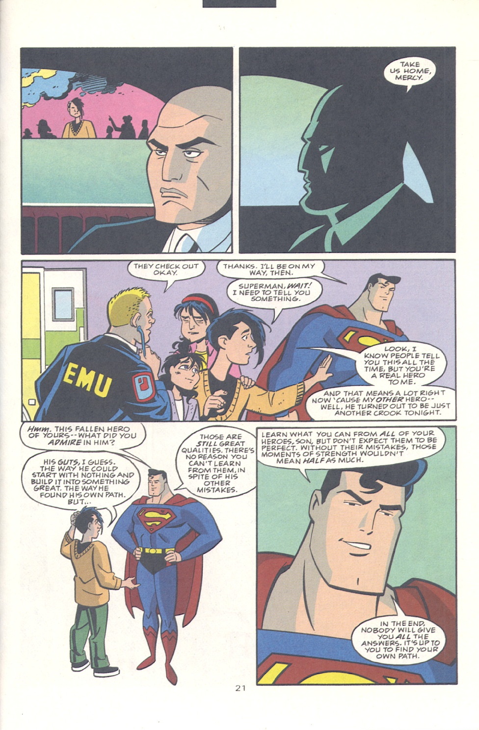 Read online Superman Adventures comic -  Issue #9 - 22