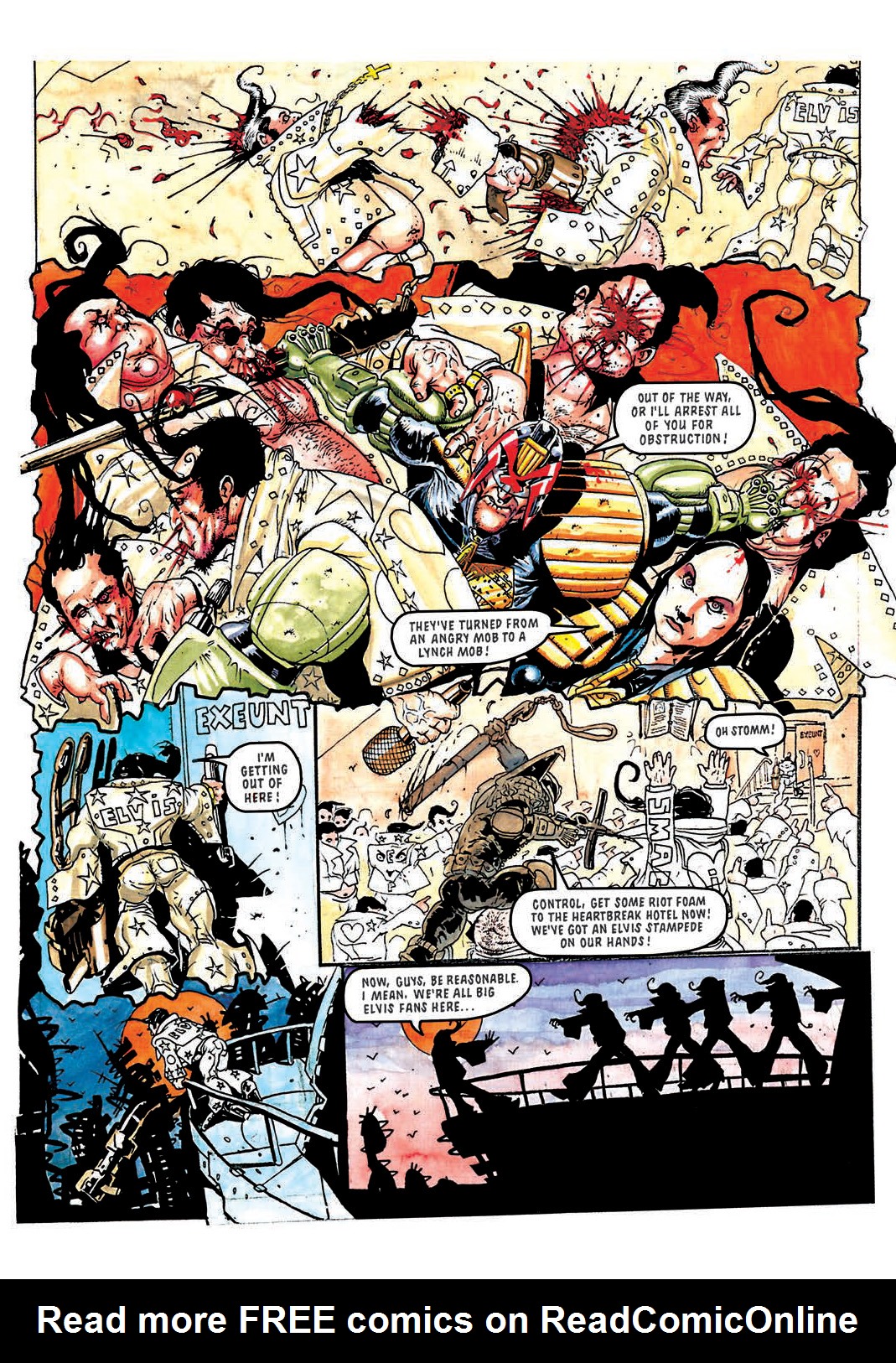 Read online Judge Dredd [Collections - Rebellion] comic -  Issue # TPB Judge Dredd - Heavy Metal Dredd - 76