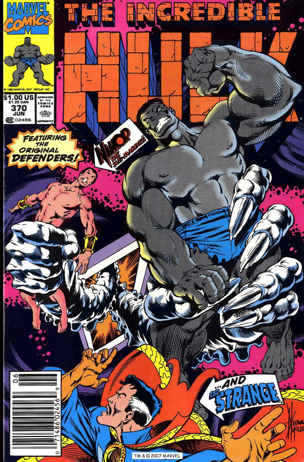 Read online The Incredible Hulk (1968) comic -  Issue #370 - 1