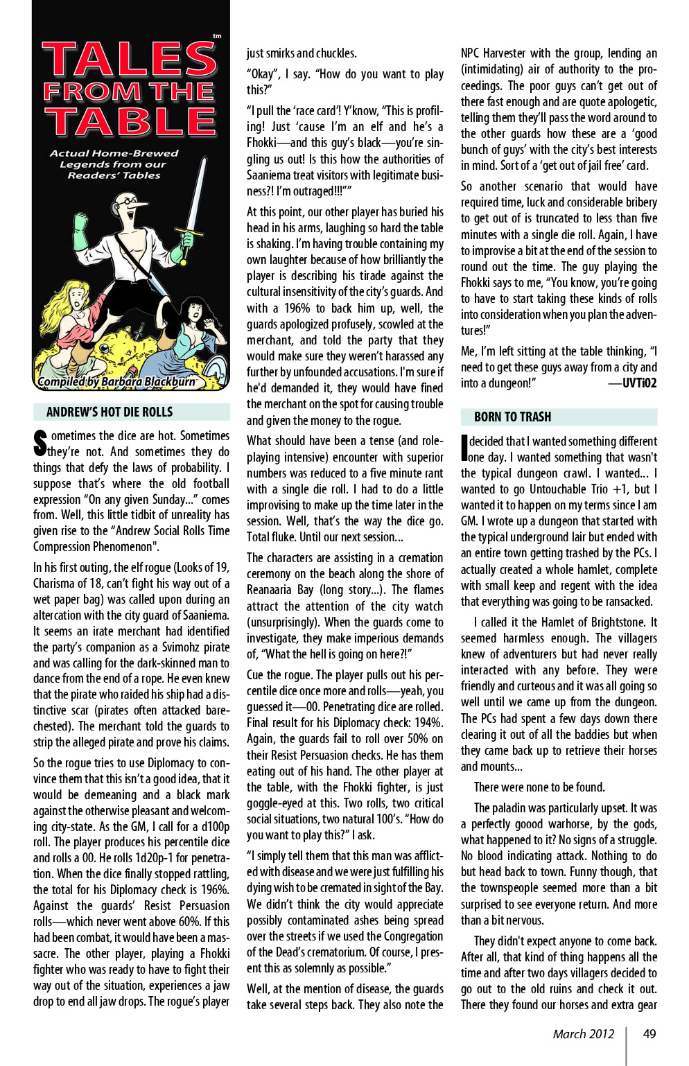 Read online Knights of the Dinner Table comic -  Issue #185 - 51