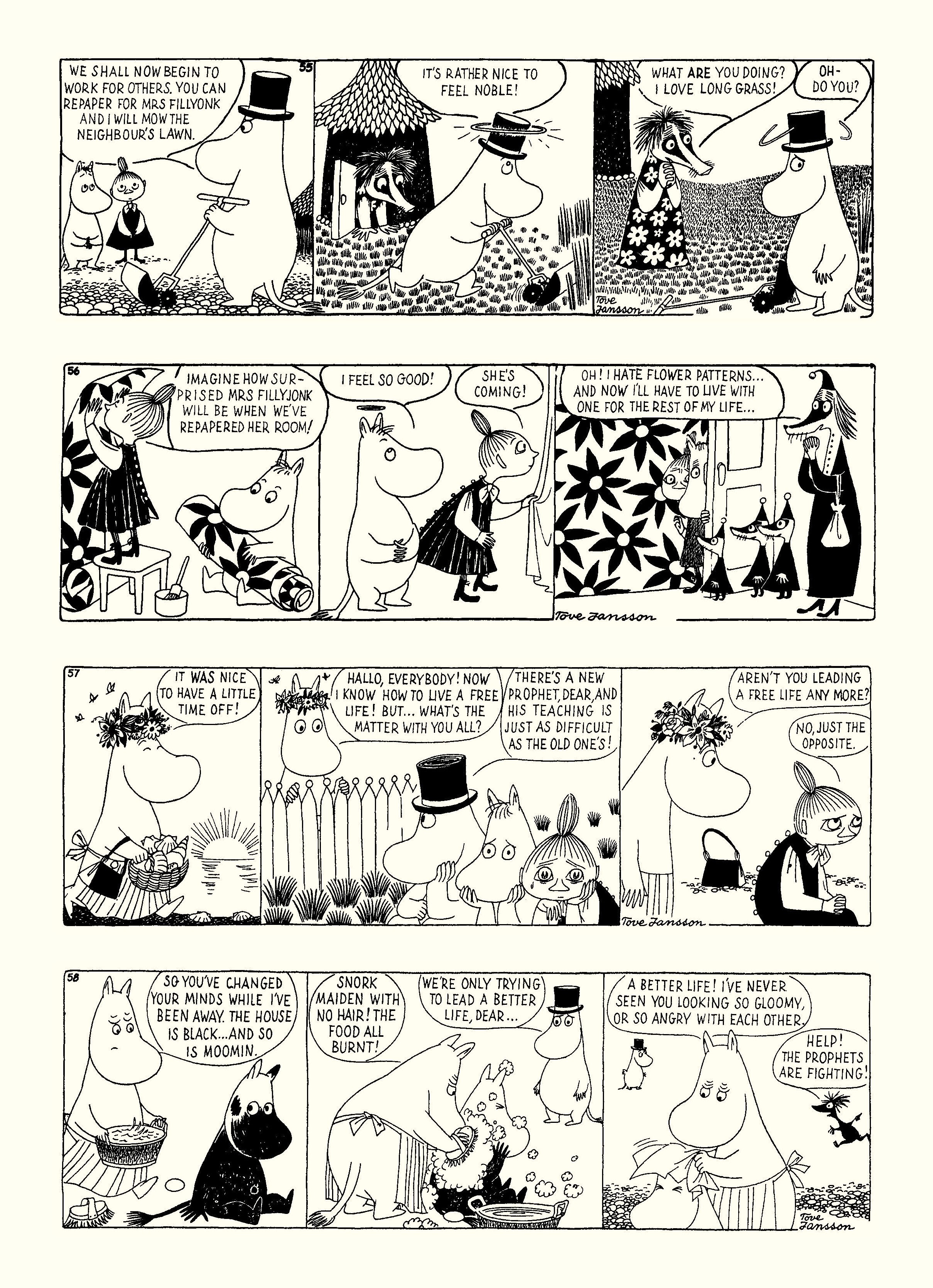 Read online Moomin: The Complete Tove Jansson Comic Strip comic -  Issue # TPB 2 - 78