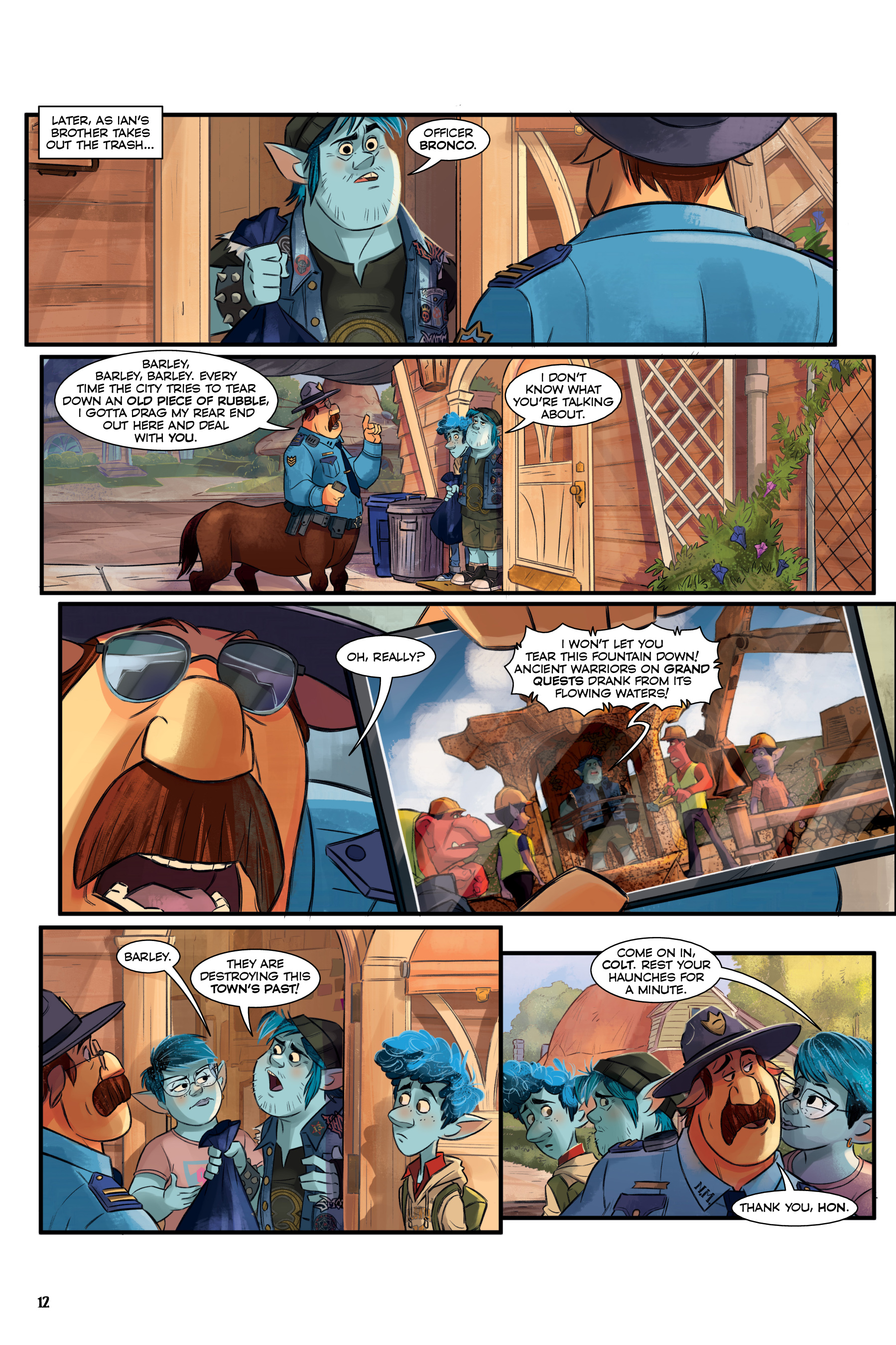 Read online Onward: The Story of the Movie in Comics comic -  Issue # TPB - 13
