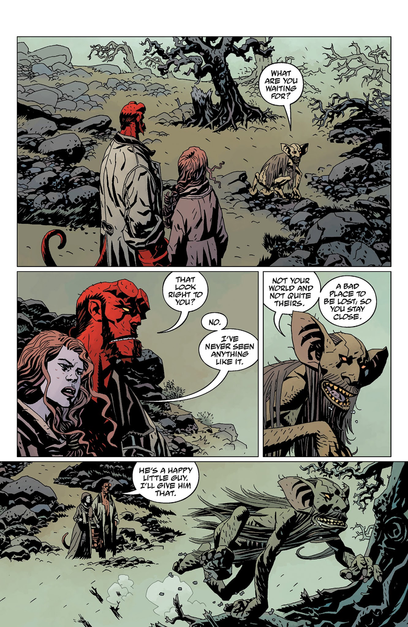 Read online Hellboy: The Wild Hunt comic -  Issue # TPB - 80