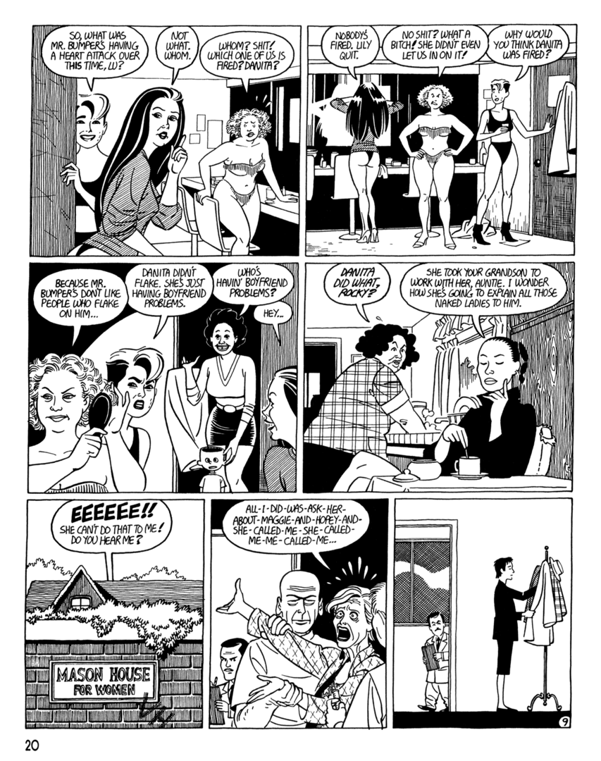 Read online Love and Rockets (1982) comic -  Issue #36 - 22
