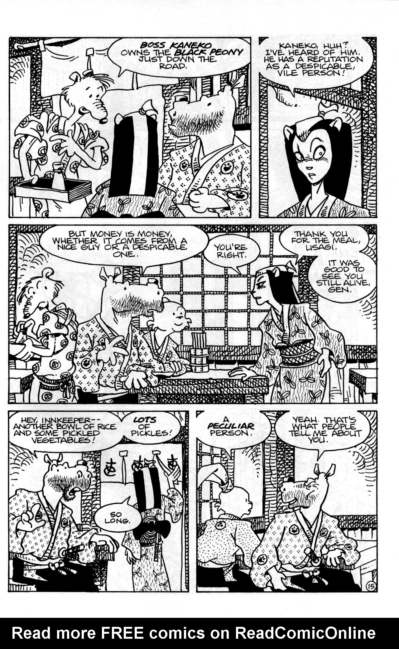 Read online Usagi Yojimbo (1996) comic -  Issue #111 - 17