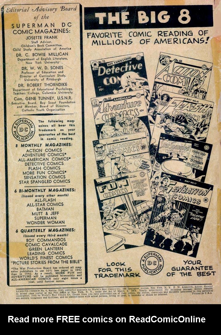 Read online Leading Comics comic -  Issue #6 - 2