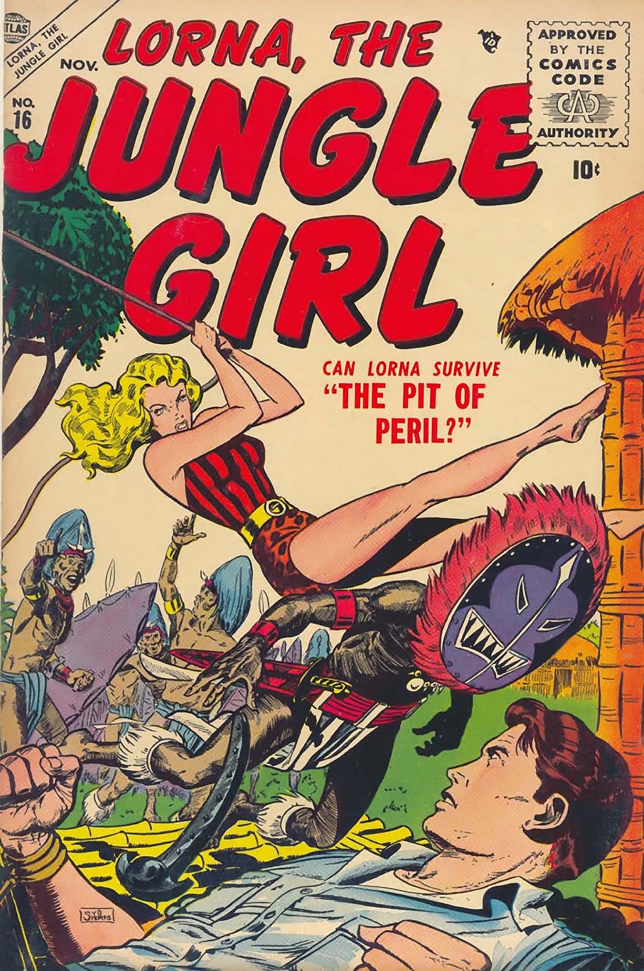 Read online Lorna, The Jungle Girl comic -  Issue #16 - 1